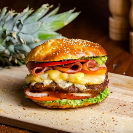 Hamburguesa Hawaiana