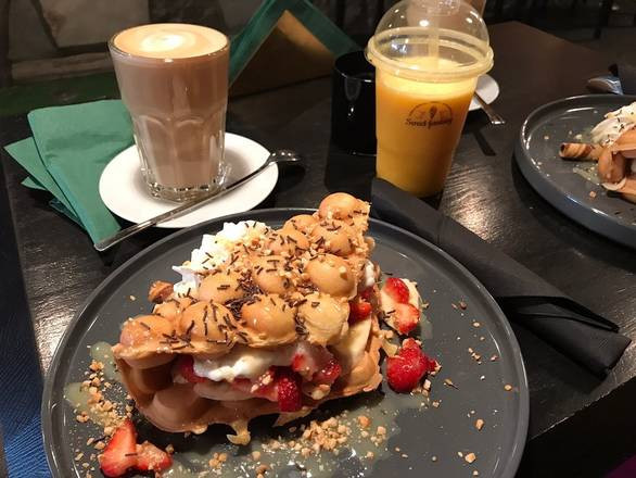 Strawberry Banana Waffle