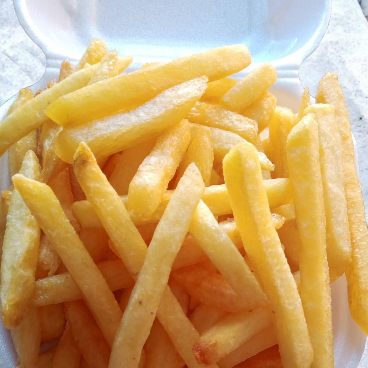 batata frita, acompanha catchup