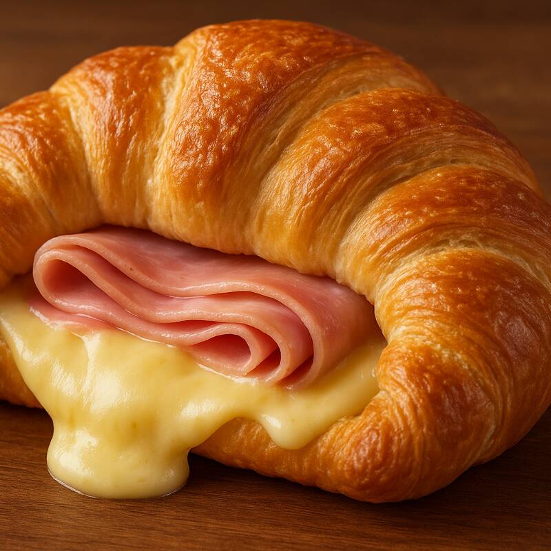 CUERNITO JAMON Y QUESO
