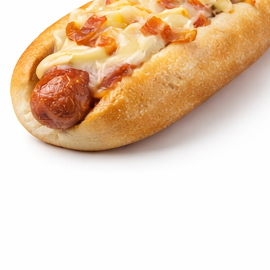 Salsicha, cream cheese, milho e queijo ralado. Cremoso e diferente.