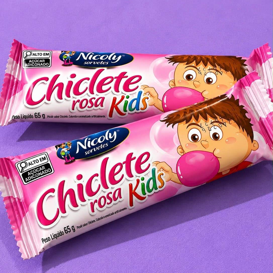 Docinho, divertido e com aquele sabor nostálgico de chiclete! 💗