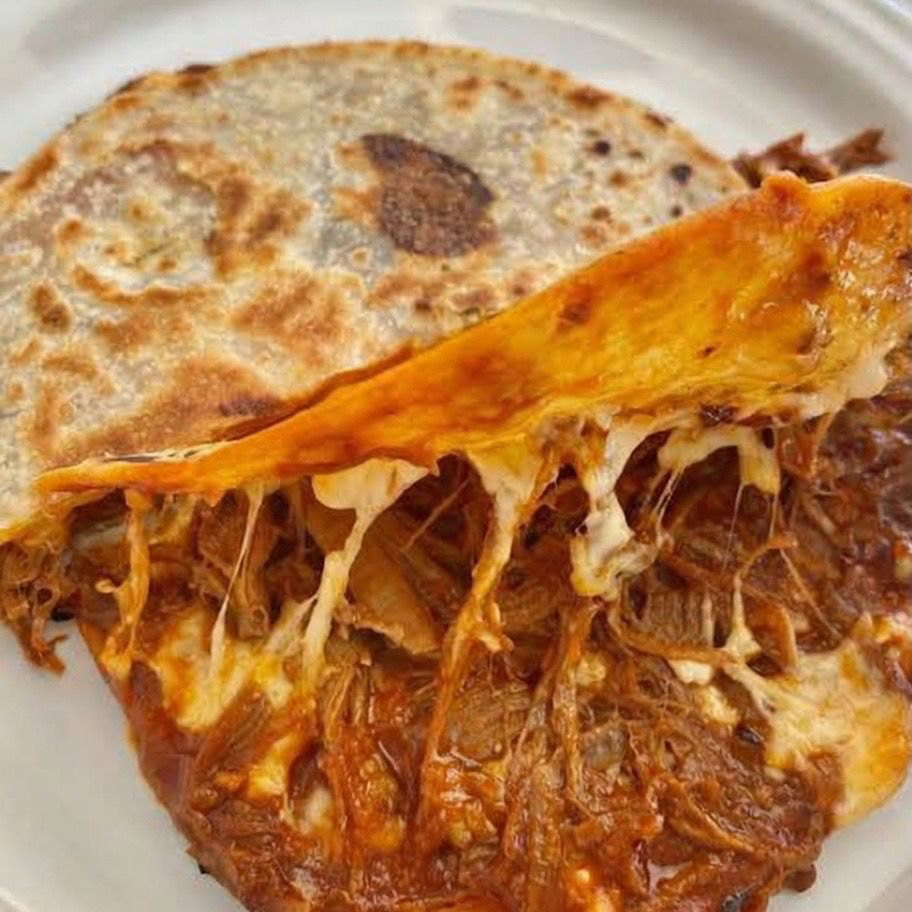 Quesadilla doble de birria