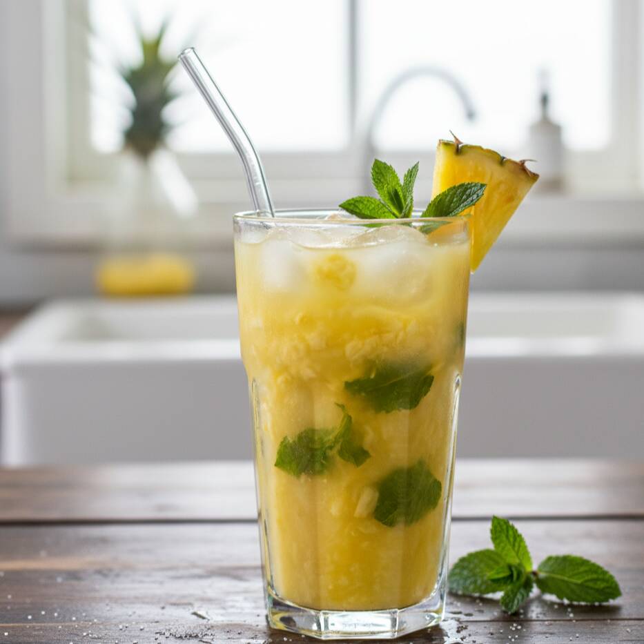 Agua Piña/Hierbabuena