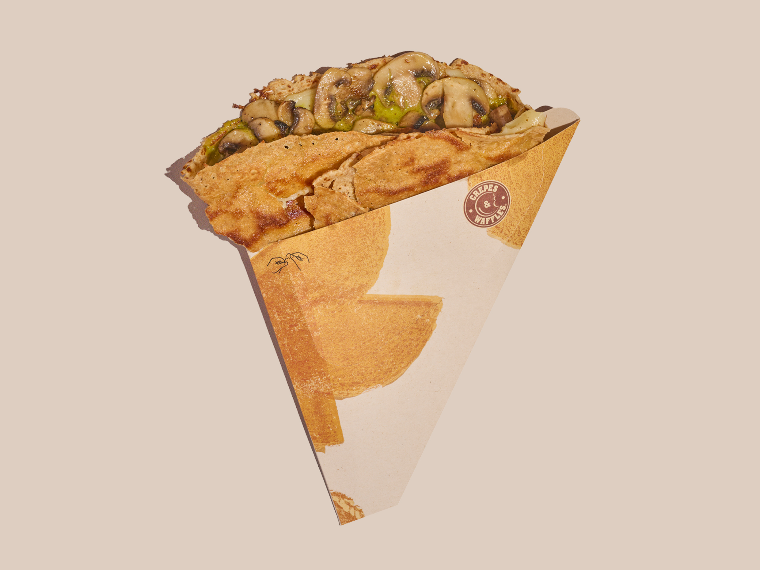 Champiñones, Queso y Estragón