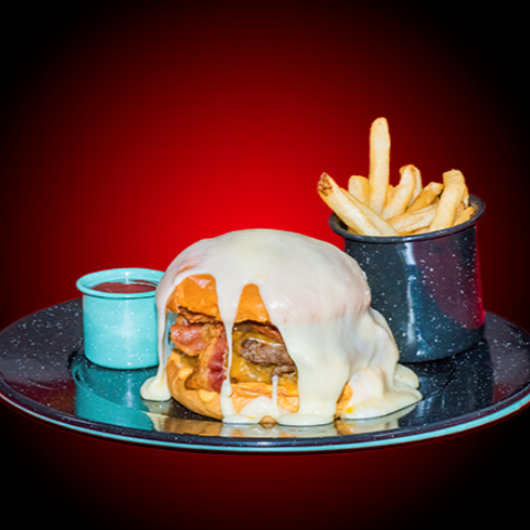 Hamburguesa Daddy Shark + Refresco de 600ml
