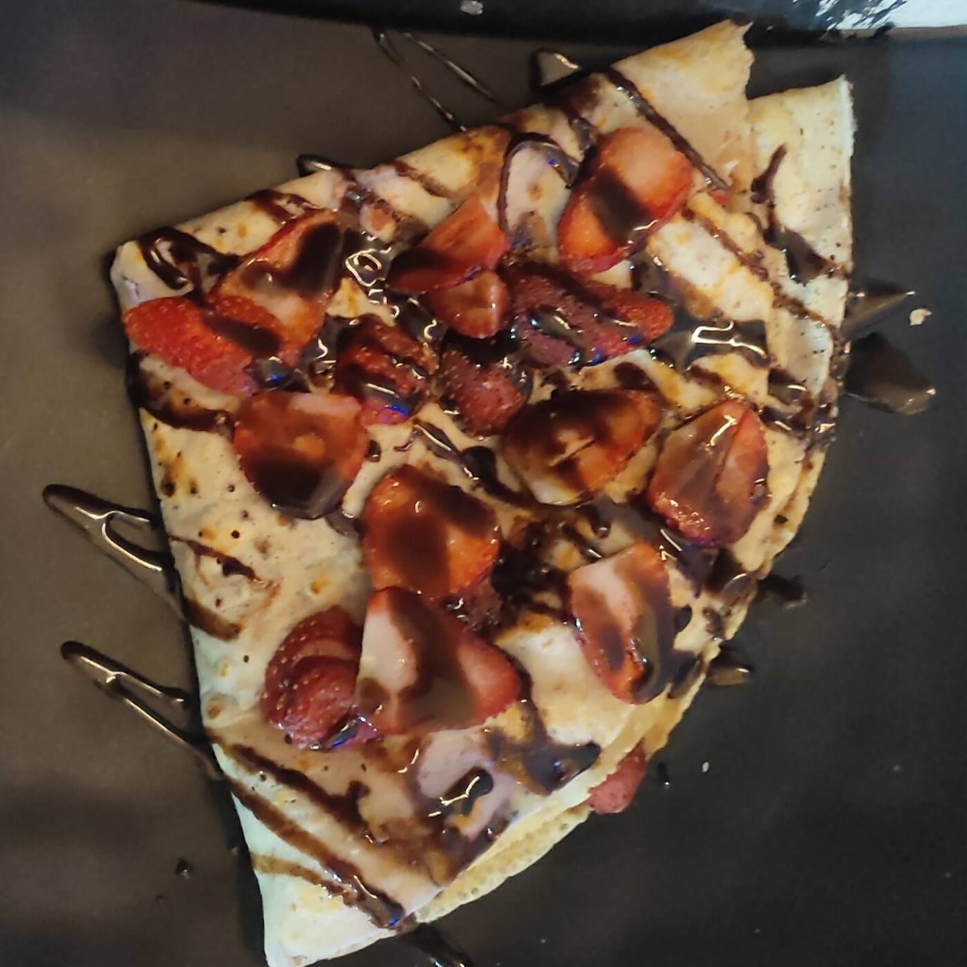 Crepa de Fresas con Chocolate