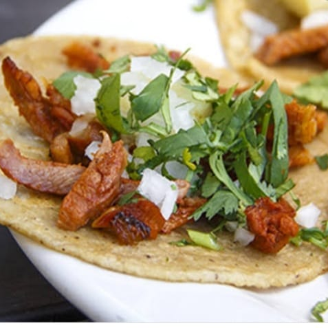 Taco Maiz Pastor A la Plancha