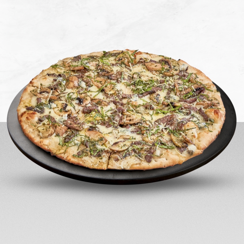 Pizza Steak Pimienta