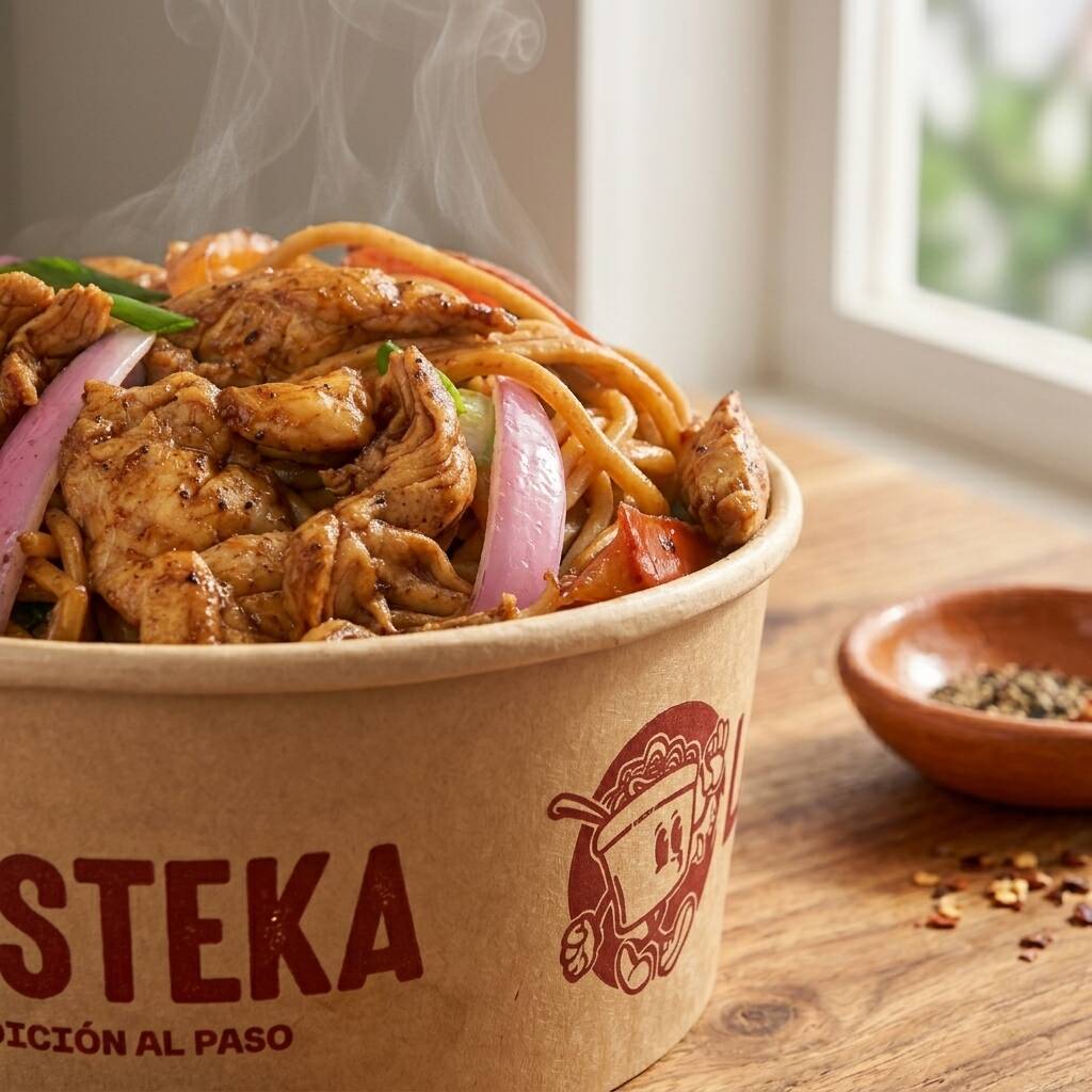 Tallarín Saltado Pollo