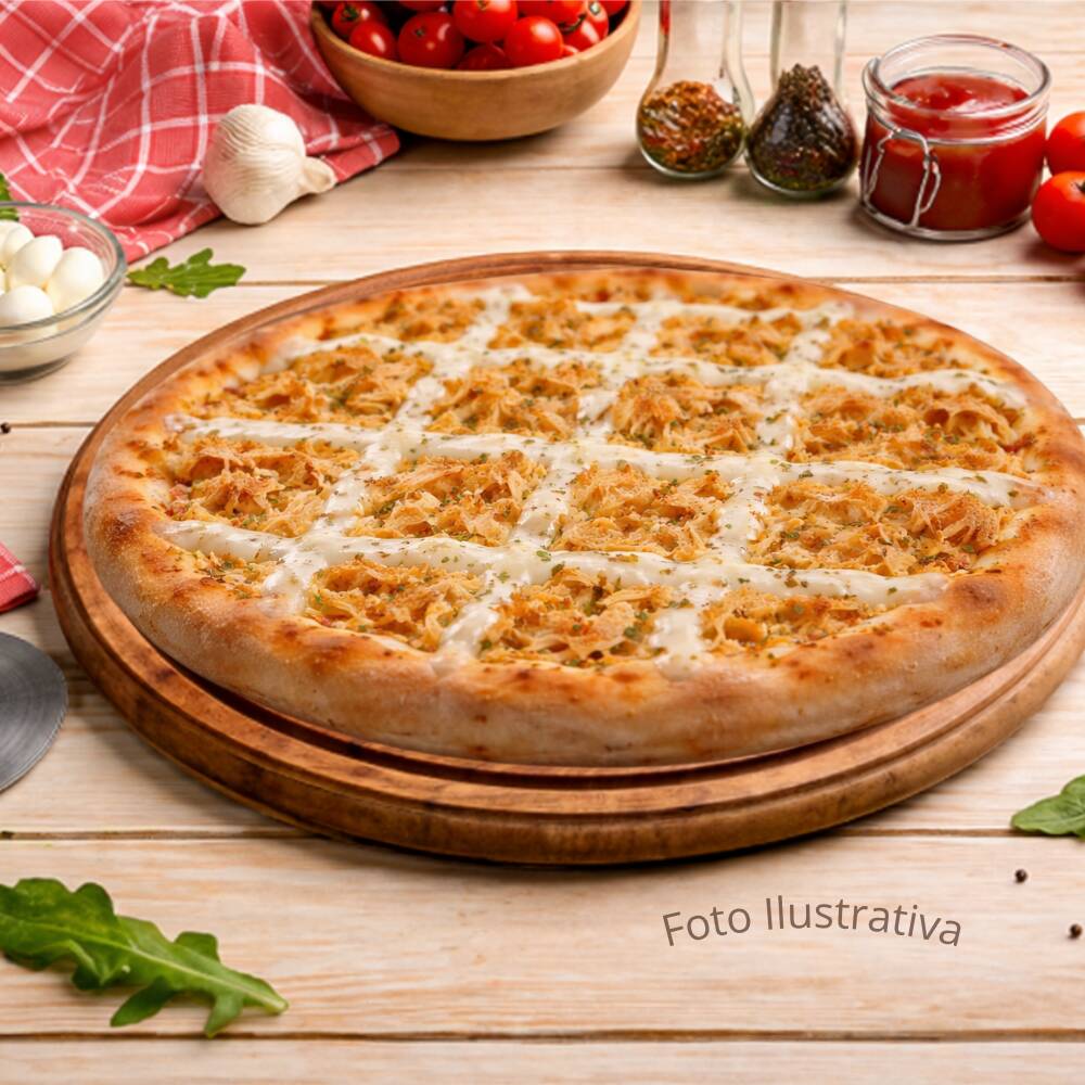 Frango desfiado e catupiry. Foto ilustrativa