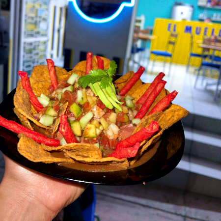TOSTI-CEVICHE DE CAMARON