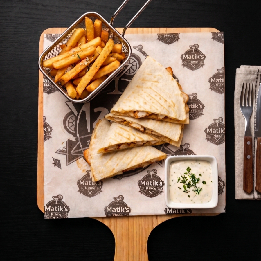 Quesadilla de Res con Papas