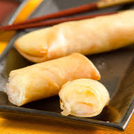 Massa Fina Crocante Com Creme Cheease E Camarão