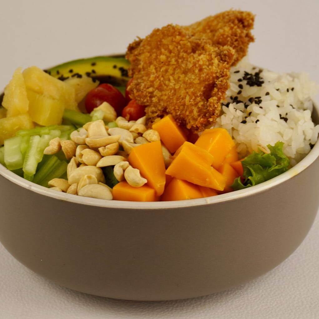 POKE BOWL CAMARON EMPANIZADO
