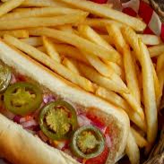 HOT DOG JUMBO CON TOCINO Y PAPAS
