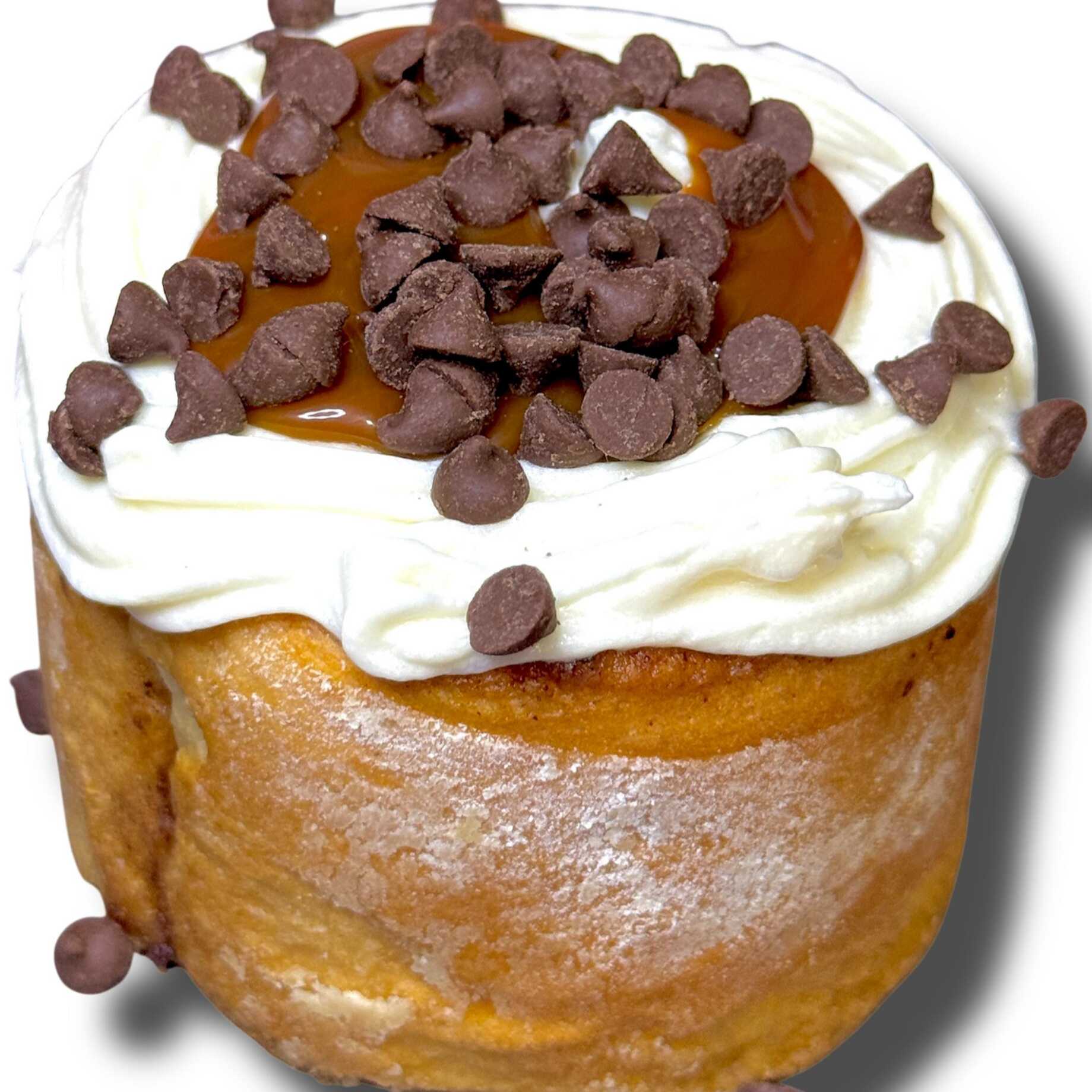 Queso Crema, Cajeta y Chispas de Chocolate