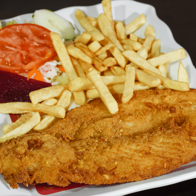 Filet Pescado a la Milanesa