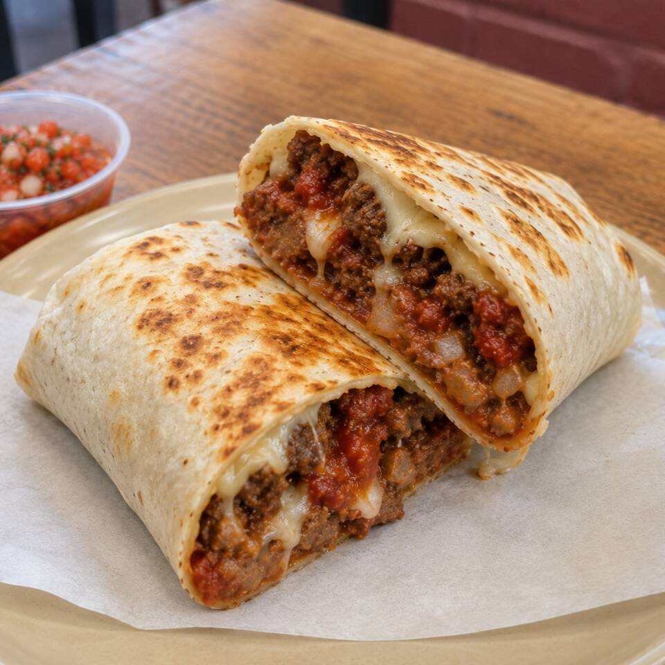 BURRITO JUMBO "CAMPECHANO" con Carne a la Plancha