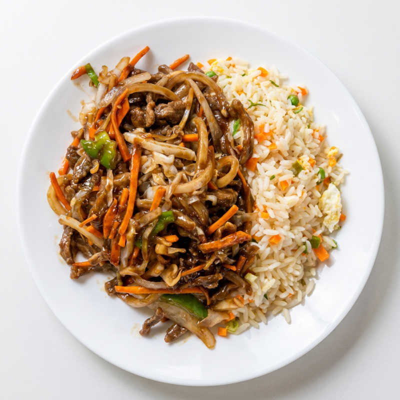 Carne e legumes