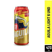 Cerveza Águila Light Laton 473mL