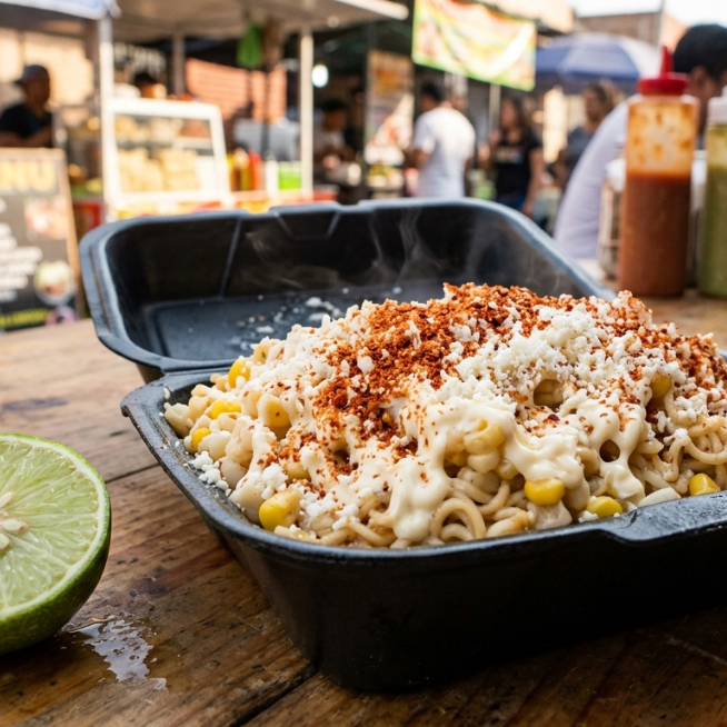 Deliciosos Esquites con Sopa Maruchan