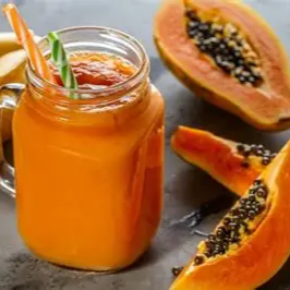Vitamina de mamão: leve, doce e nutritiva.