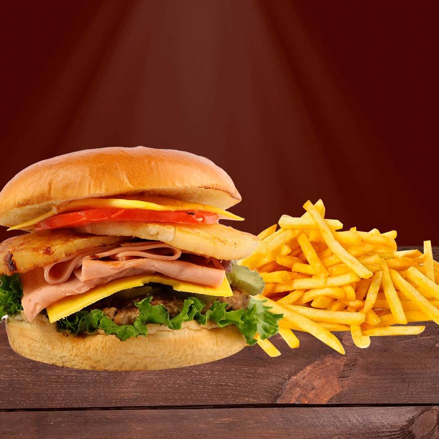 Hamburguesa Hawaiana