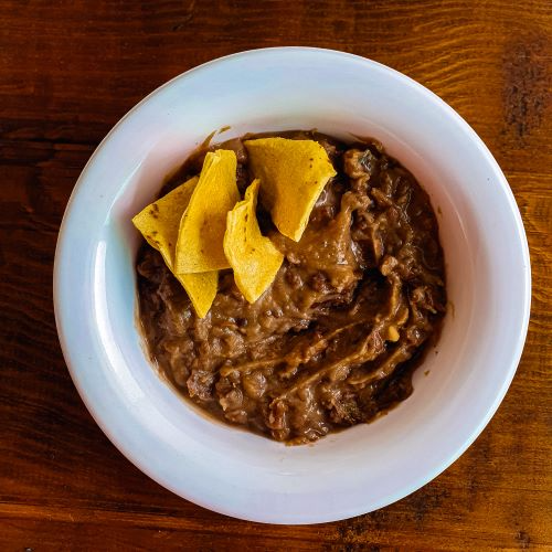 Orden de frijoles con elote