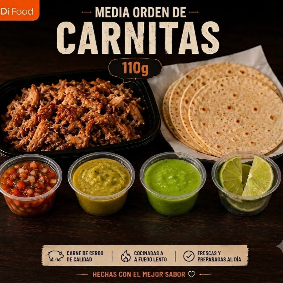 MEDIA ORDEN DE CARNITAS 110 G