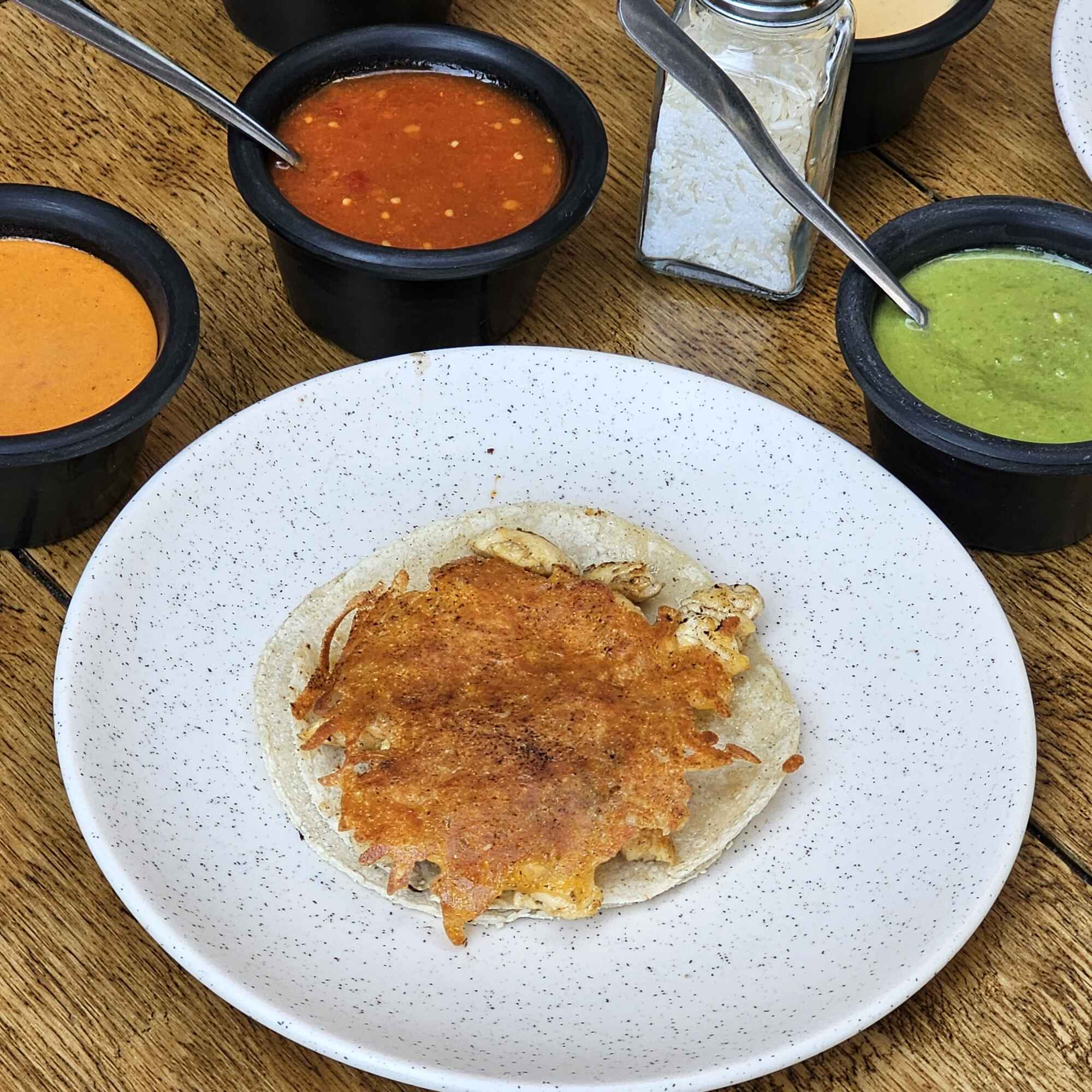 Taco de Pollo con Queso 1 Pieza