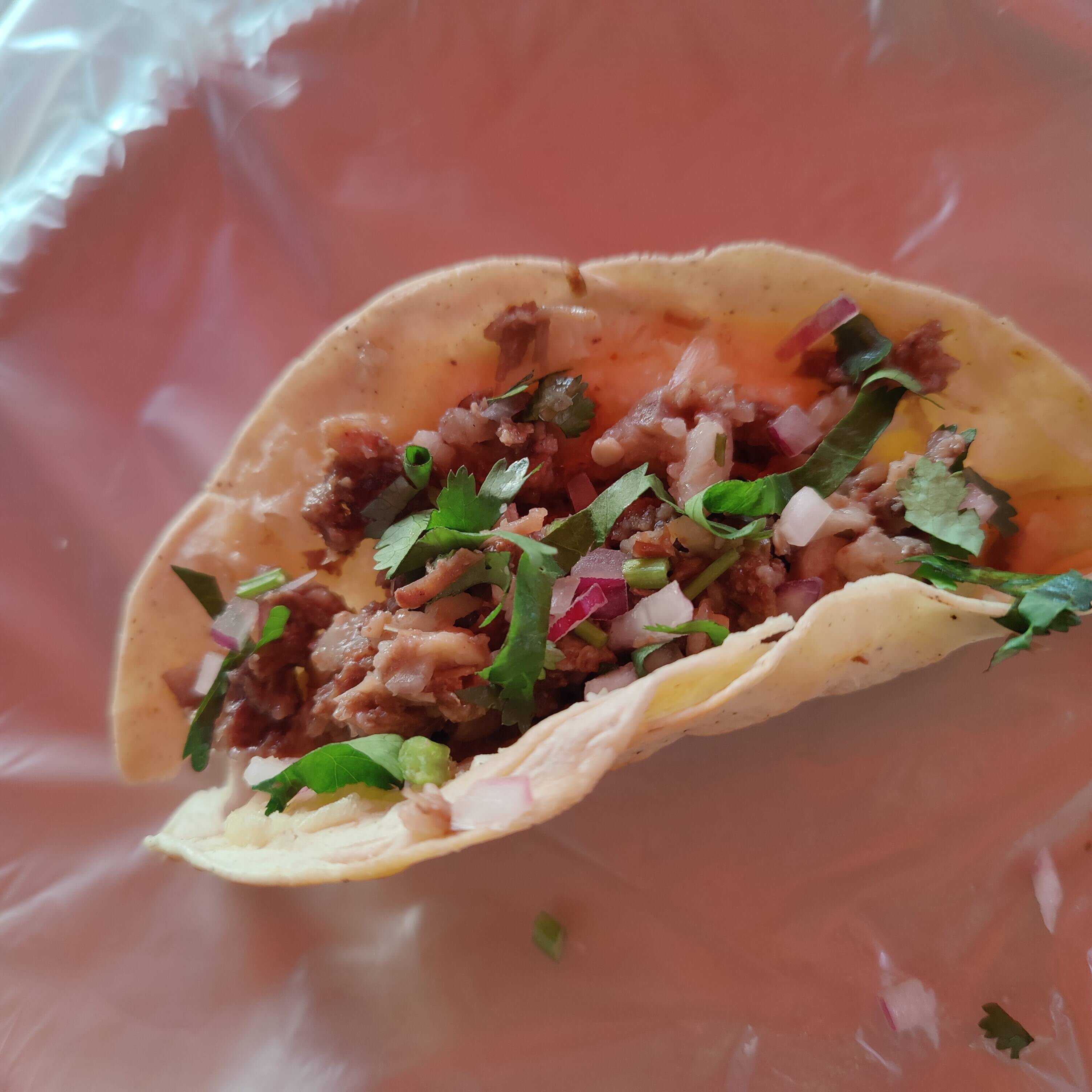 Quesadilla de Maíz Cabeza de Res