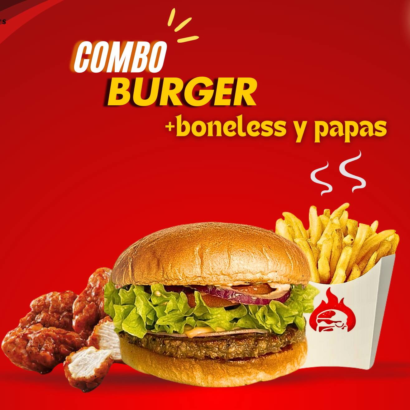 Burger y Boneless