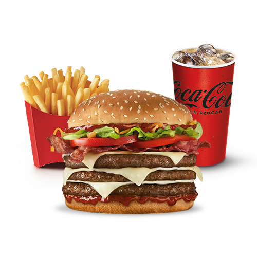 McTrío Mediano Grands BBQ Bacon Triple