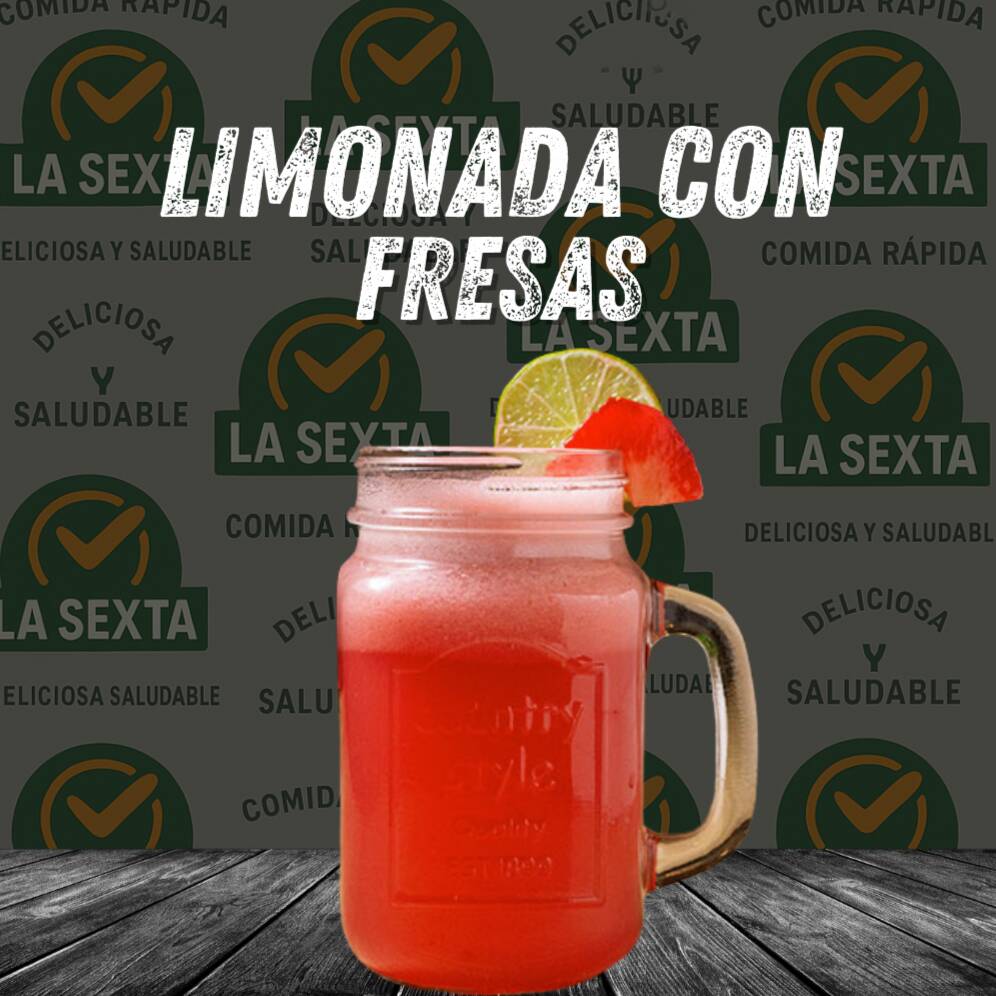 Limonada con Fresa