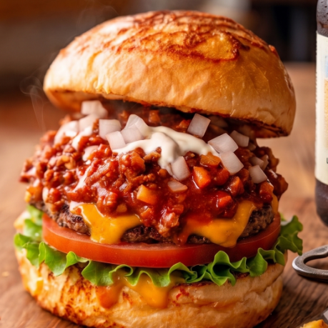 Calamardo Amargado Chorizo Burger