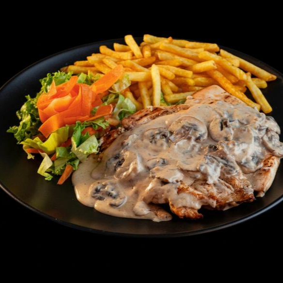 Pechuga Con Champiñones
