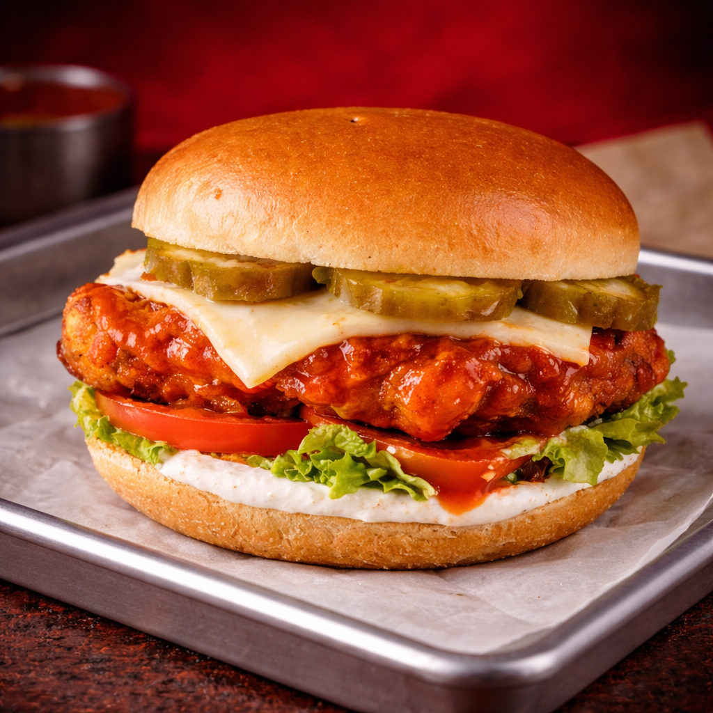 Buffalo burger 🌶️