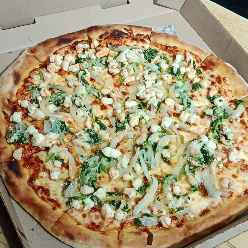 Pizza de Camaron M