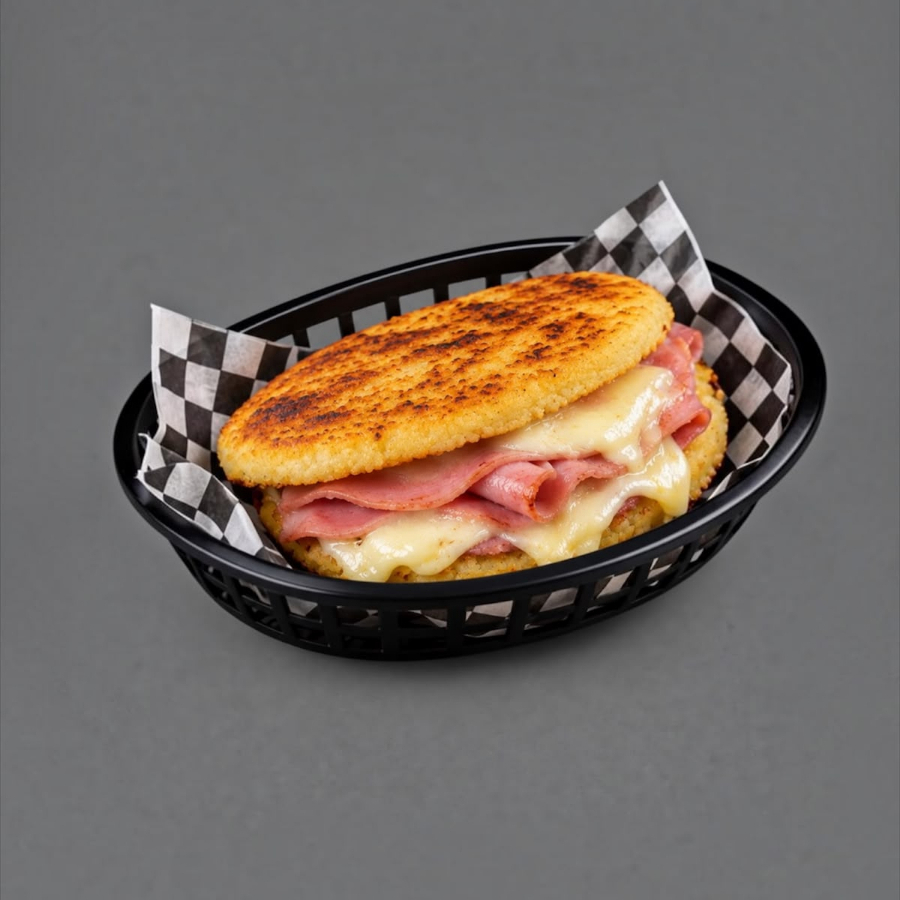 Arepa JAMON Y QUESO