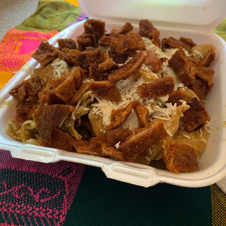 Chilaquiles con Milanesa de Res