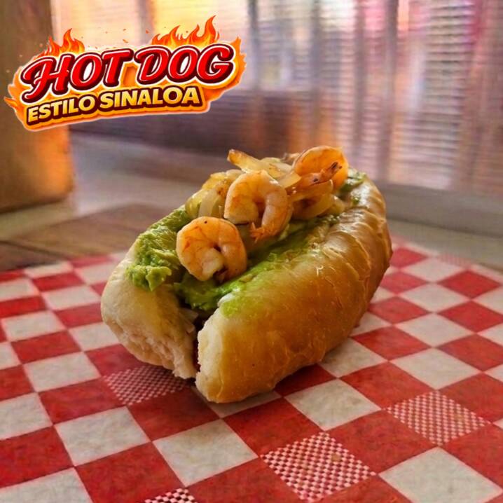 Hot Dog Con Camarones 🦐
