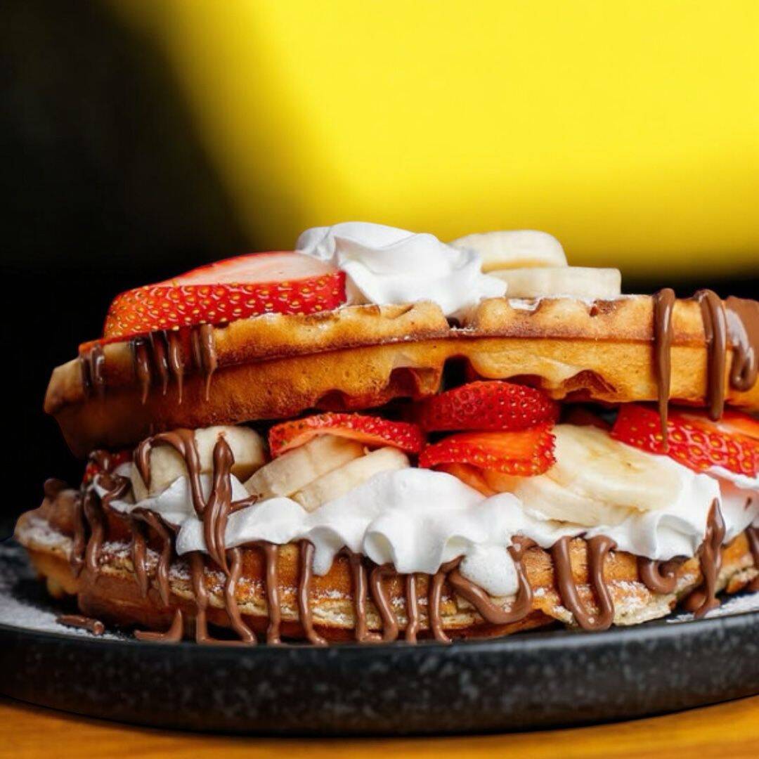 Waffle Dulce Tipo Sándwich Fresimonki