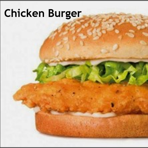 Chicken Burger con Papas