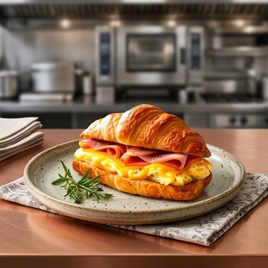 CROSSANT JAMON Y QUESO
