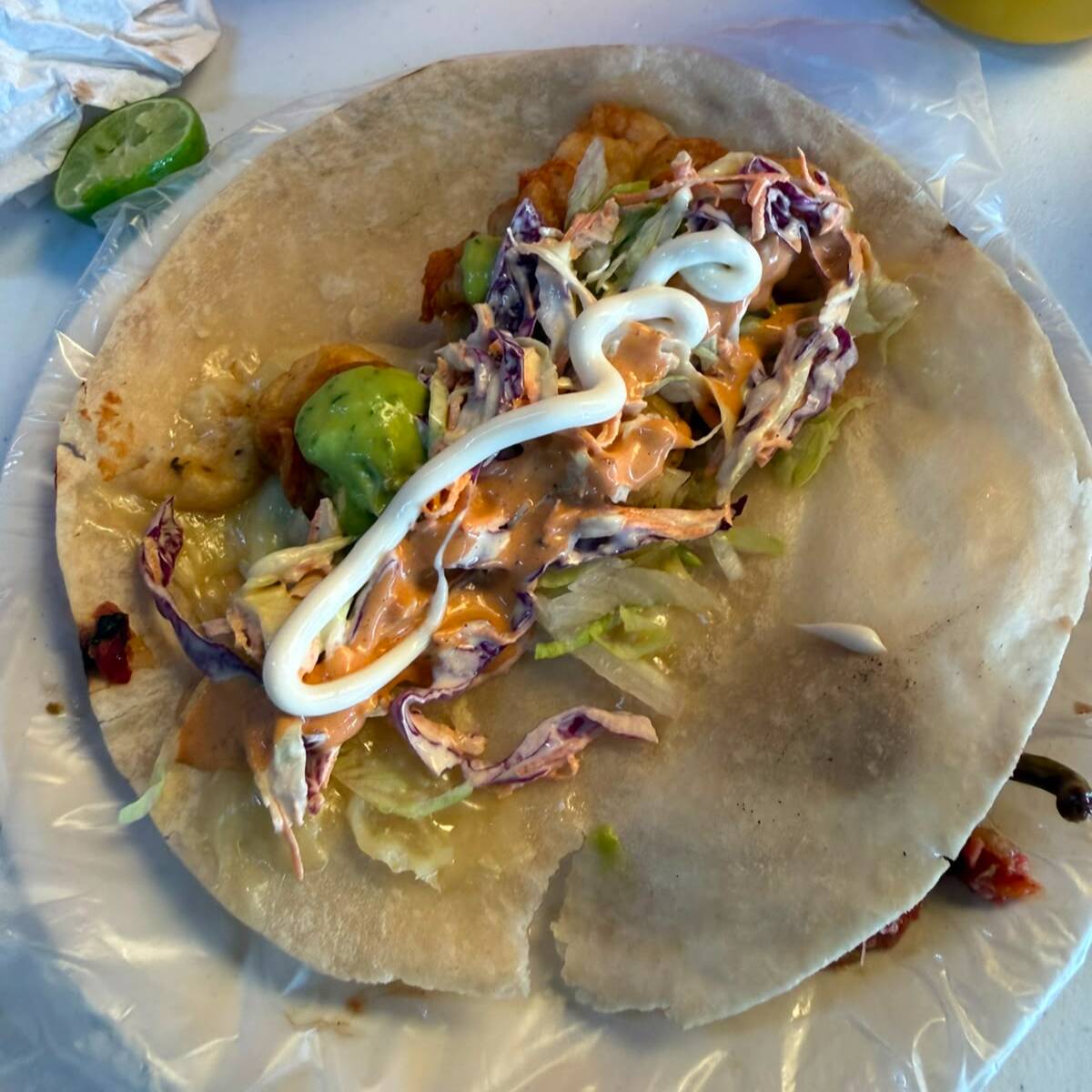Quesadilla de Marlin y Pescado