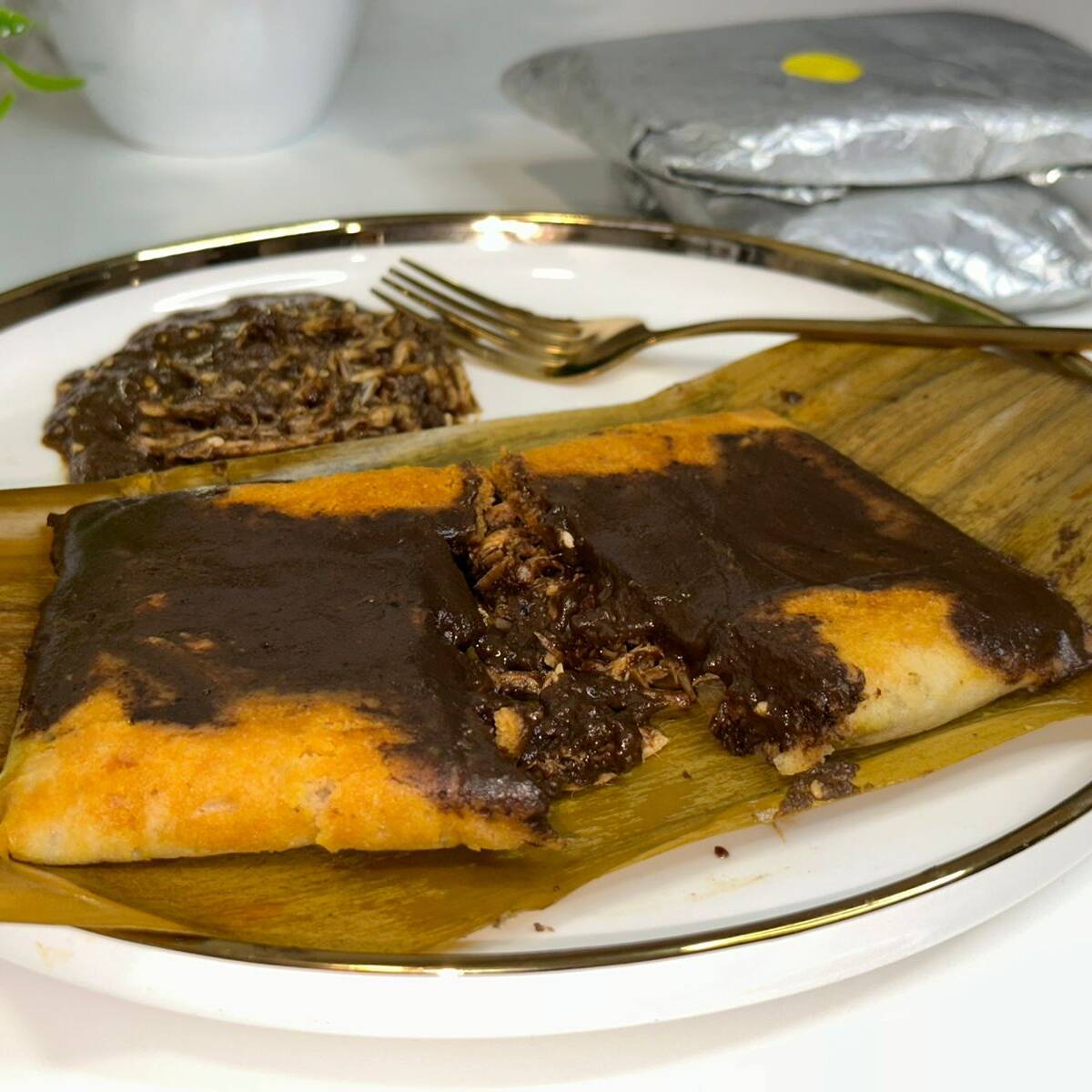 Tamal Oaxaqueño de Mole