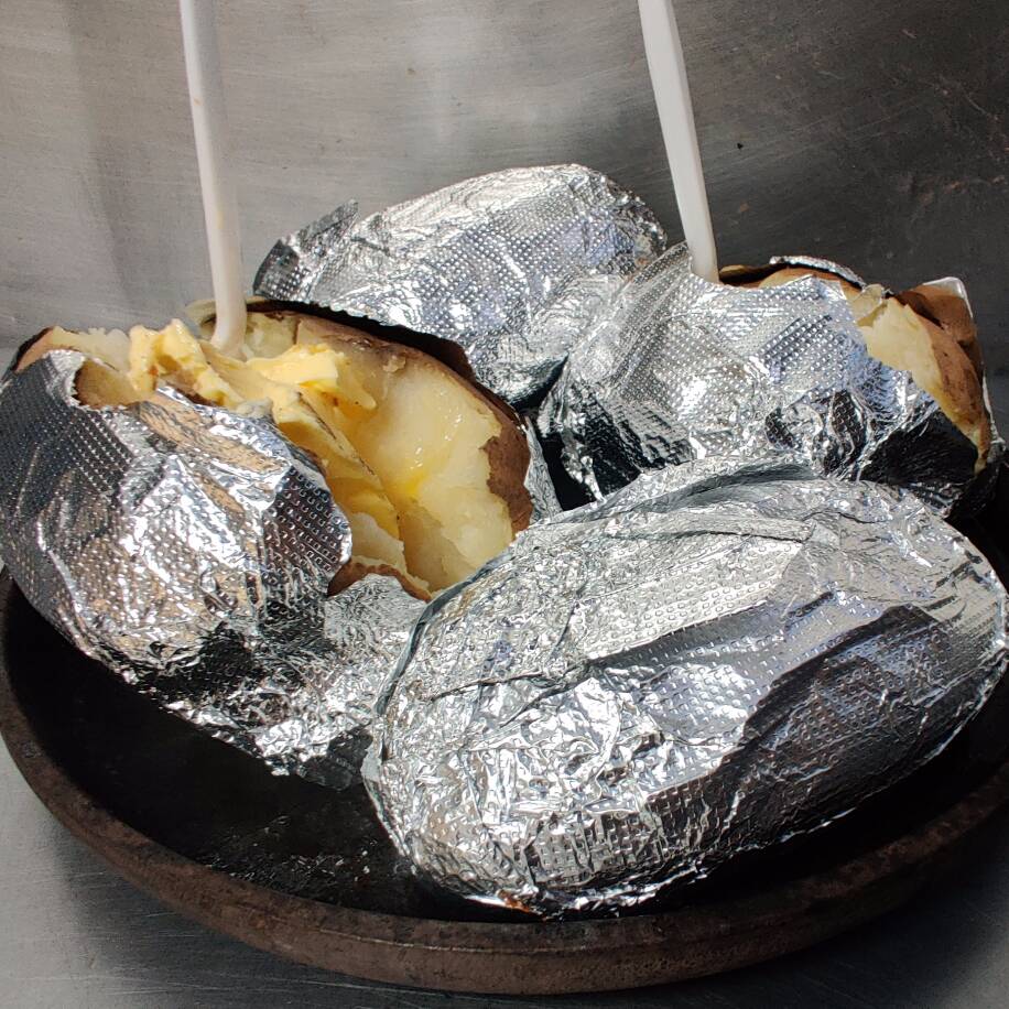 4 Papas Asadas