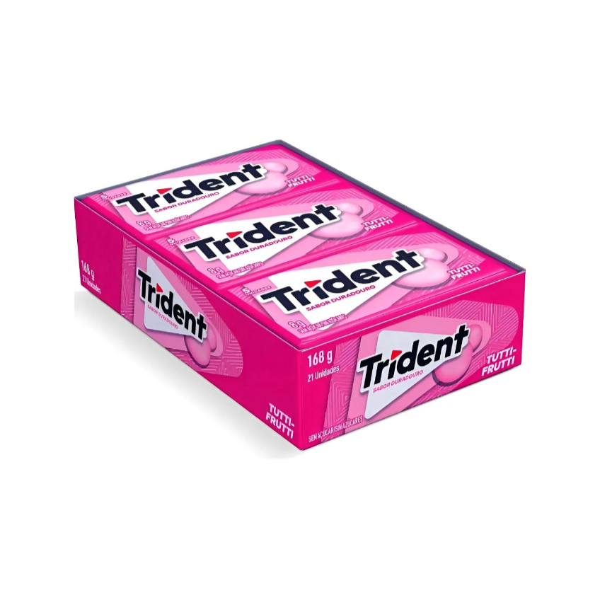 Chiclete Trident Tutti Frutti Sem Açúcar 8g - ( UNIDADE)