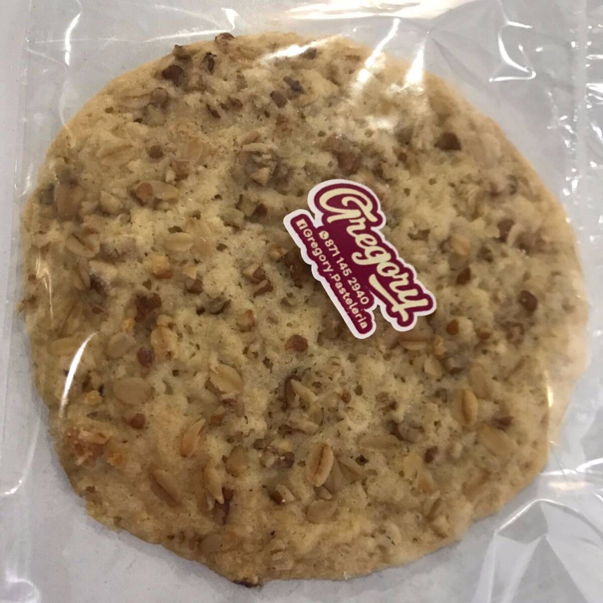 Galleta Sin Azúcar de Avena y Nuez